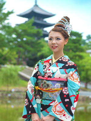 成年纪念外景摄影|Yu紗|和服租賃|奈良|和服租賃 Yu紗