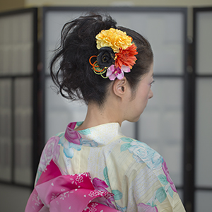 レンタル浴衣|浴衣レンタル|奈良|ゆう紗|yuusa.jp|着付け|ヘアーセット